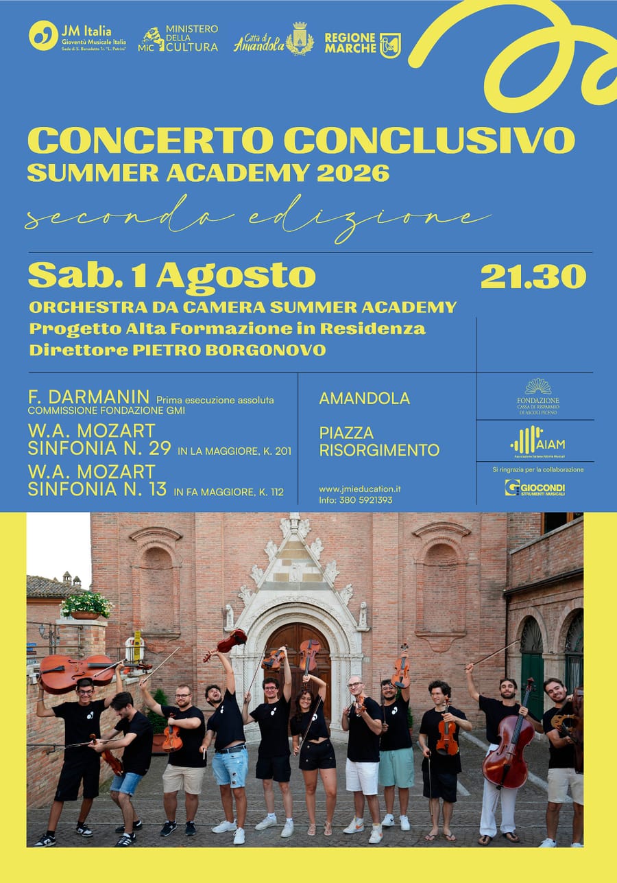 Concerto Conclusivo — Orchestra da Camera Summer Academy