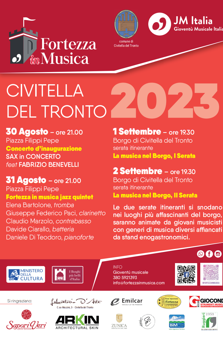 Fortezza in Musica 2023 – Prima Edizione!